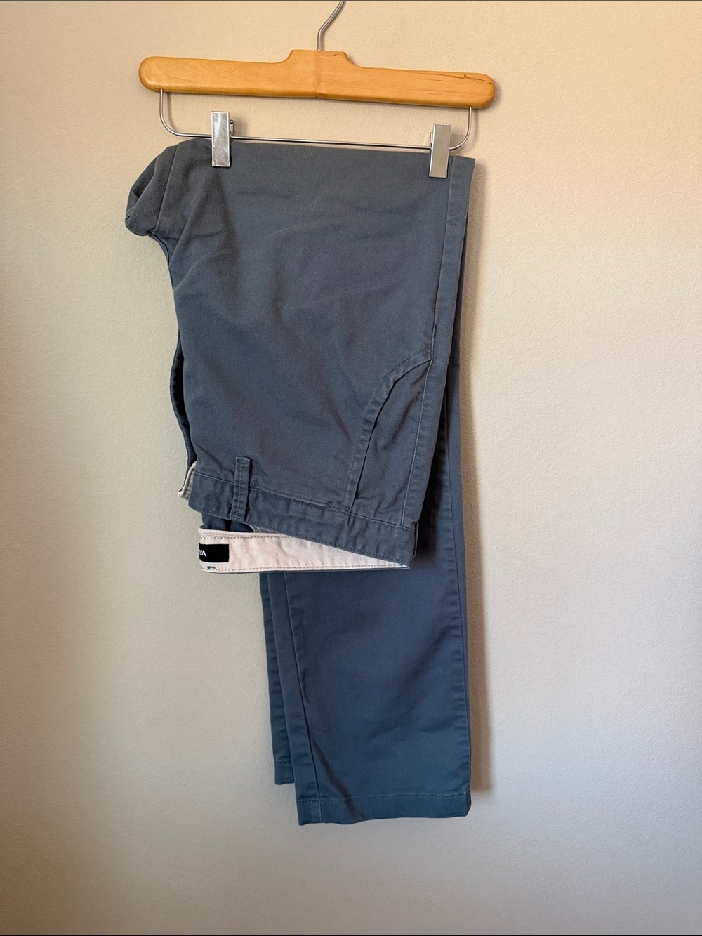 Vans Men's Slate Blue Cotton Chino Pants Size 36